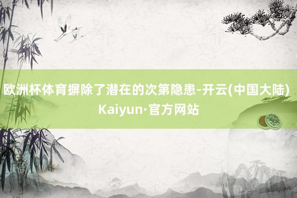 欧洲杯体育摒除了潜在的次第隐患-开云(中国大陆) Kaiyun·官方网站