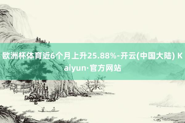 欧洲杯体育近6个月上升25.88%-开云(中国大陆) Kaiyun·官方网站